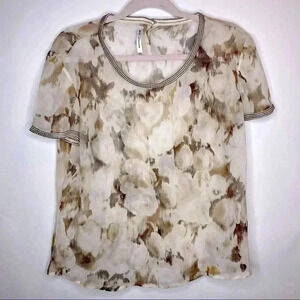 St. John Silk Watercolor Top Size Small​​